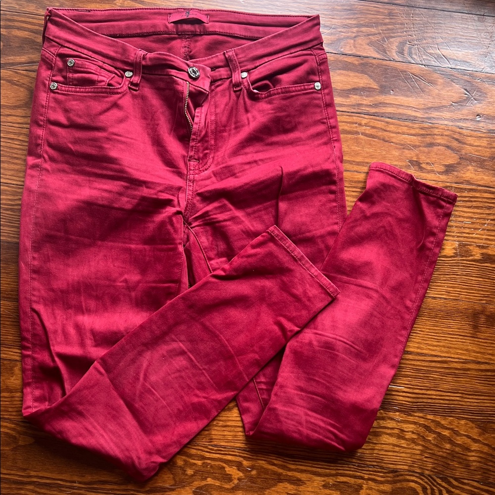 Women's 7 for All Mankind Red Jeans